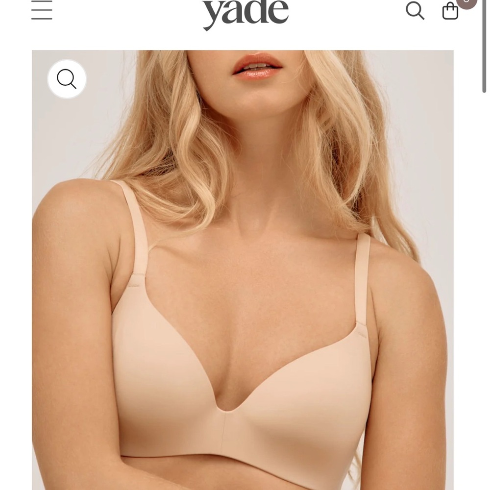 Women's Beige Seamless Bra Brassière Hot Décolleté Push-up × 1
Light Beige / 36